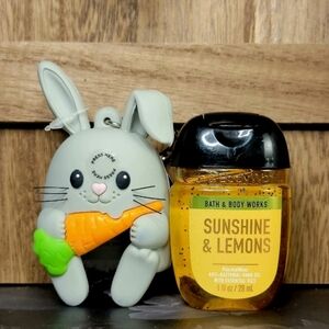 Bath & Body Works Easter Bunny With Carrot Pocketbac Holder & Refill